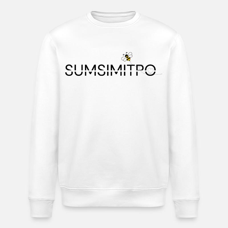 SUMSIMITPO - Stanley/Stella Unisex Bio-Sweatshirt ROLLER - Weiß