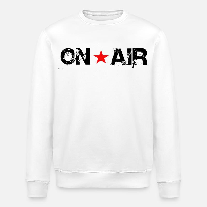 Immer auf Sendung - Stanley/Stella Unisex Bio-Sweatshirt ROLLER - Weiß