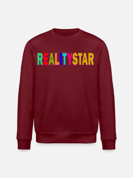 RealityStar Farbexplosion - Stanley/Stella Unisex Bio-Sweatshirt ROLLER - Weiß