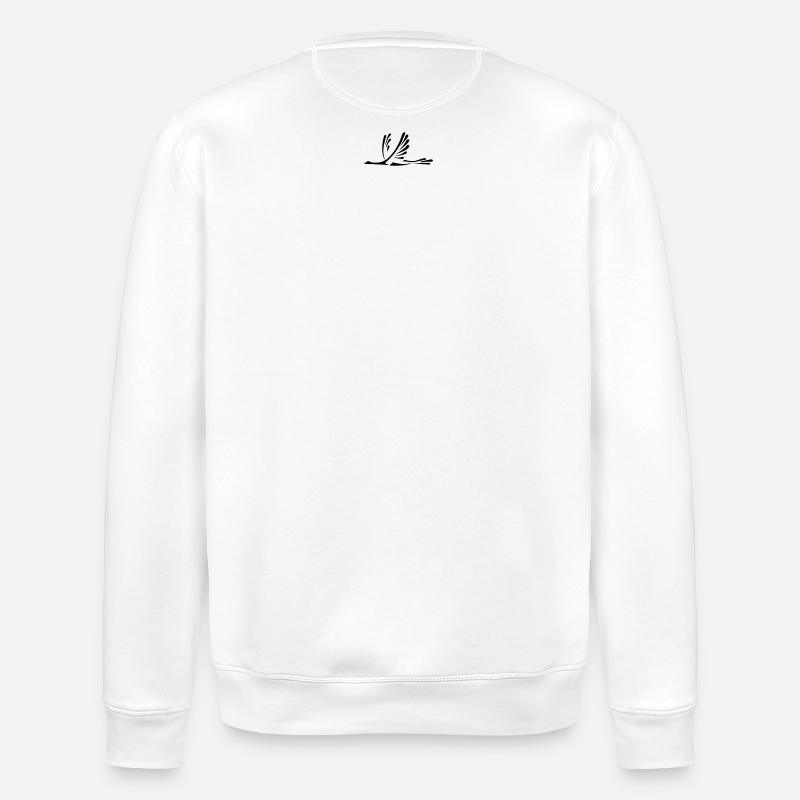 Flugzeug - Stanley/Stella Unisex Bio-Sweatshirt ROLLER - Weiß