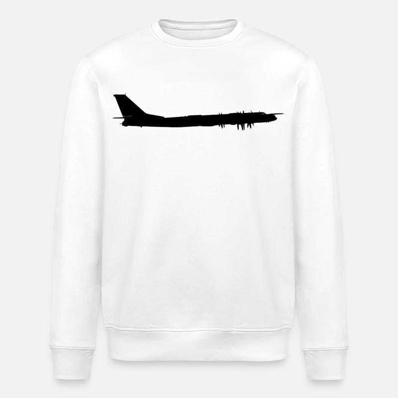 Le Tu-95 - Sweat bio ROLLER Stanley/Stella Unisexe - blanc