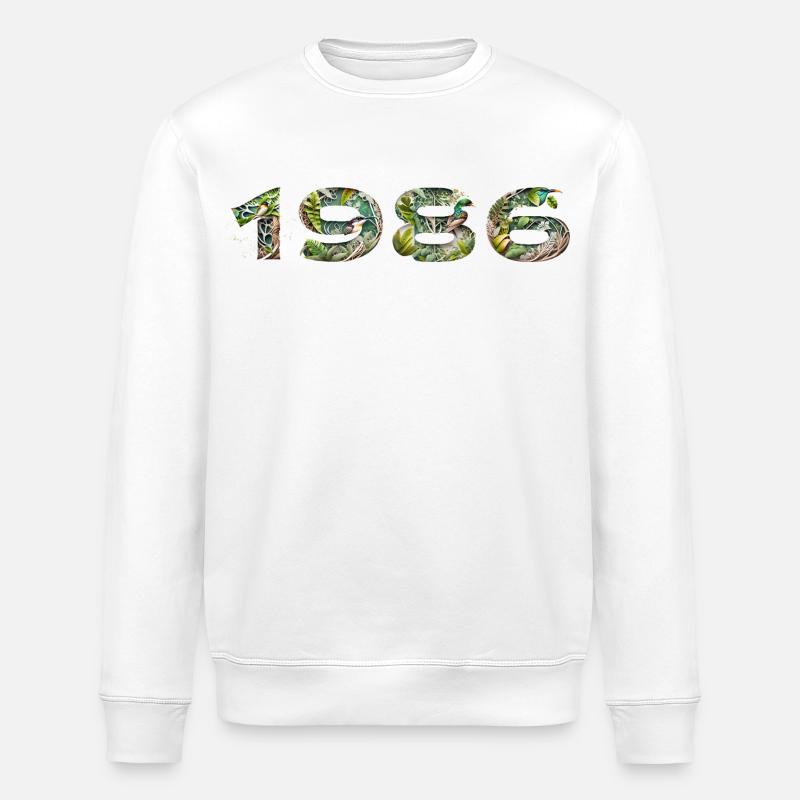 1986 - Stanley/Stella Unisex Bio-Sweatshirt ROLLER - Weiß