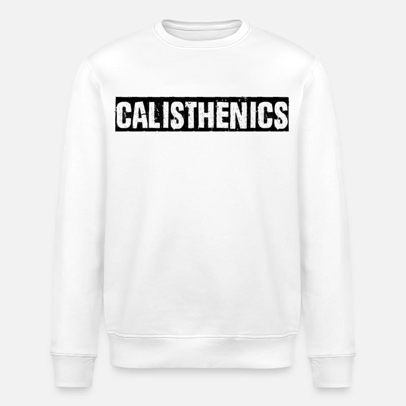 Calisthenics - Stanley/Stella Unisex Bio-Sweatshirt ROLLER - Weiß