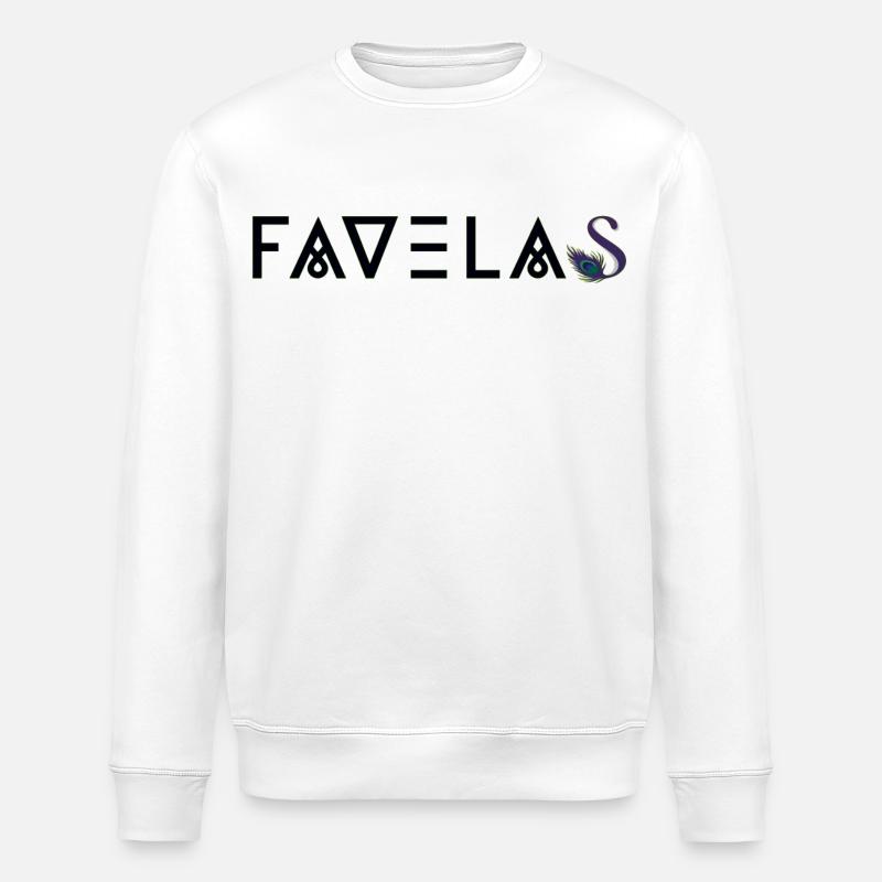 FAVELAS | Latino Style Print - Stanley/Stella Unisex Bio-Sweatshirt ROLLER - Weiß