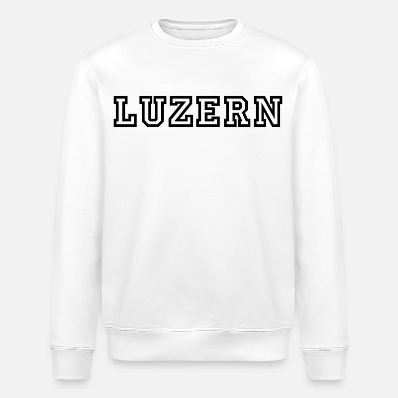 Lucerne - Sweat bio ROLLER Stanley/Stella Unisexe - blanc