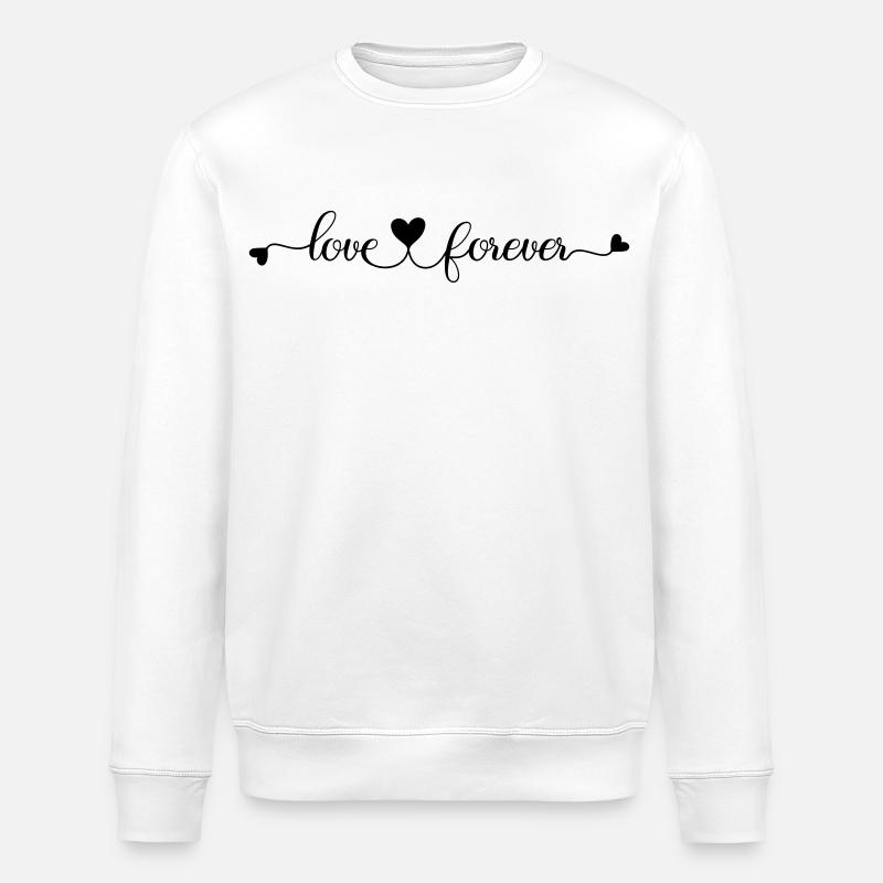 Love Forever - Sweat bio ROLLER Stanley/Stella Unisexe - blanc