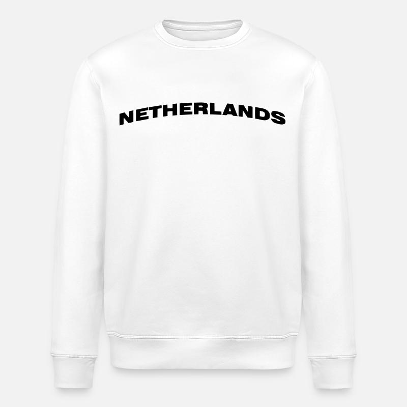 Netherlands - Stanley/Stella ROLLER Unisex Organic Sweatshirt - white