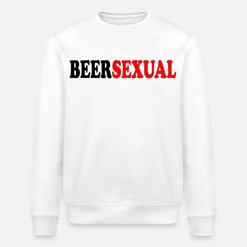 beersexual - Stanley/Stella Unisex Bio-Sweatshirt ROLLER - Weiß