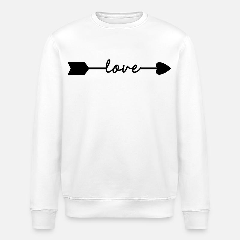 Love - Sweat bio ROLLER Stanley/Stella Unisexe - blanc