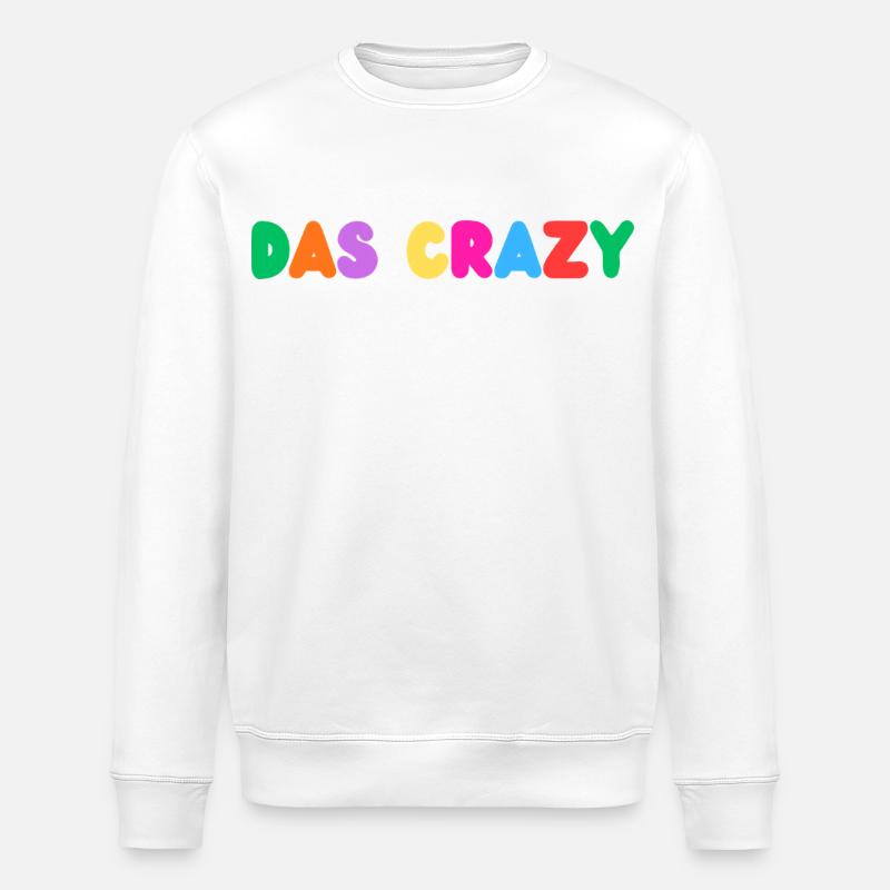 Das Crazy - Stanley/Stella Unisex Bio-Sweatshirt ROLLER - Weiß