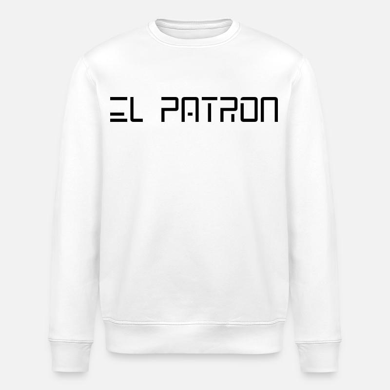 El Patron – Der Chef Look - Stanley/Stella Unisex Bio-Sweatshirt ROLLER - Weiß