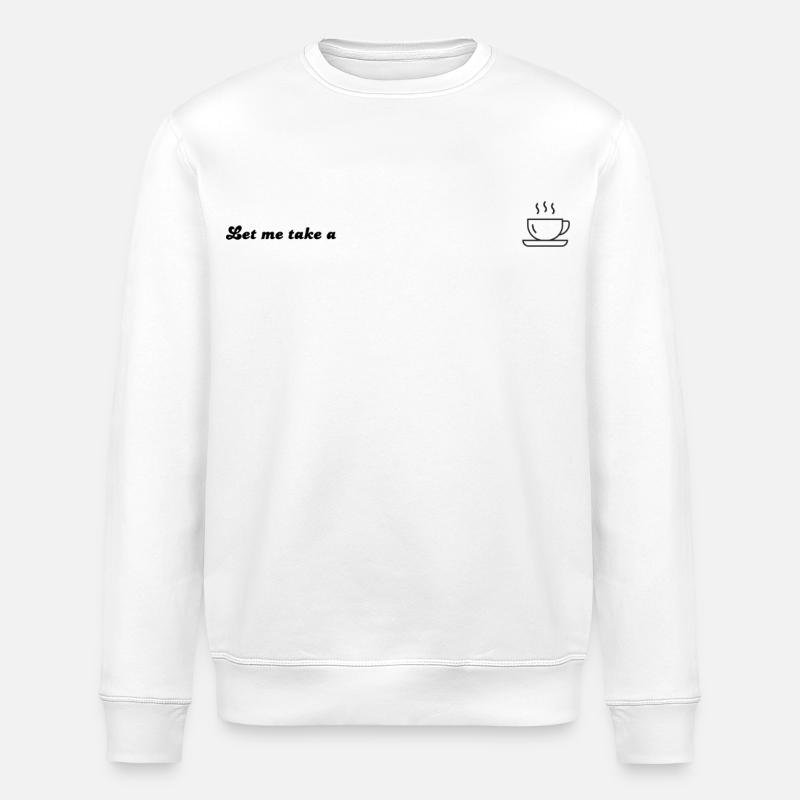 Coffee - Stanley/Stella Unisex Bio-Sweatshirt ROLLER - Weiß