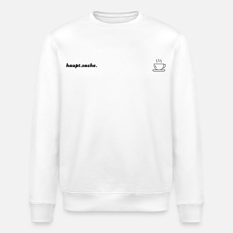 Kaffee - Stanley/Stella Unisex Bio-Sweatshirt ROLLER - Weiß