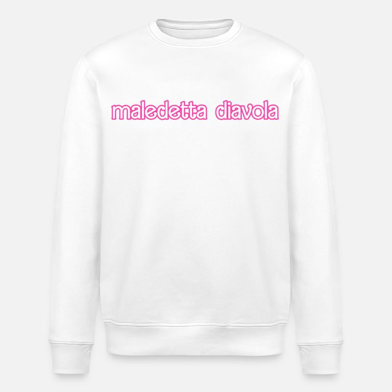 Verdammte Teufel - Stanley/Stella Unisex Bio-Sweatshirt ROLLER - Weiß