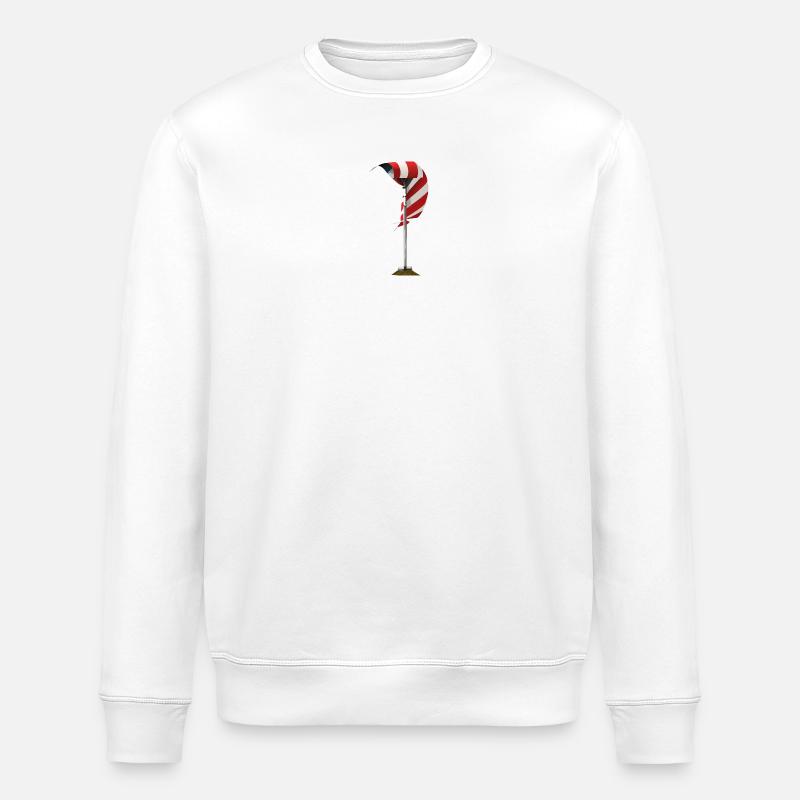 Manche à ventOnpole - Sweat bio ROLLER Stanley/Stella Unisexe - blanc