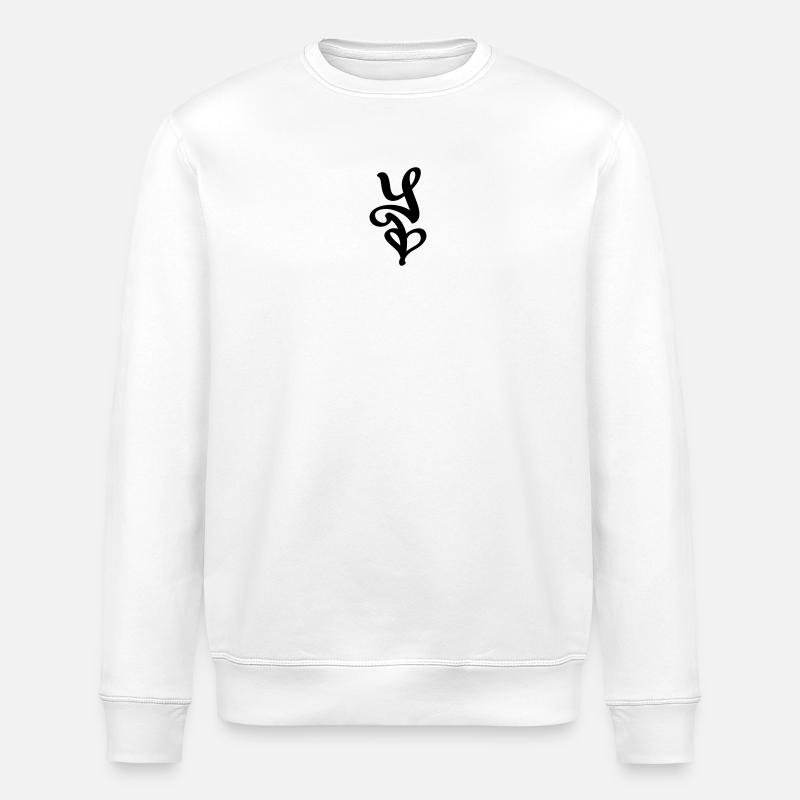 dfyl Signature Letter Y - Stanley/Stella Unisex Bio-Sweatshirt ROLLER - Weiß