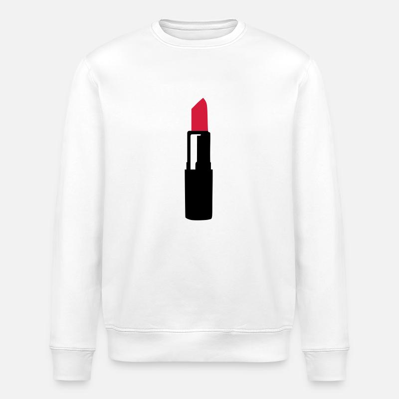 Bâton de rouge - Sweat bio ROLLER Stanley/Stella Unisexe - blanc