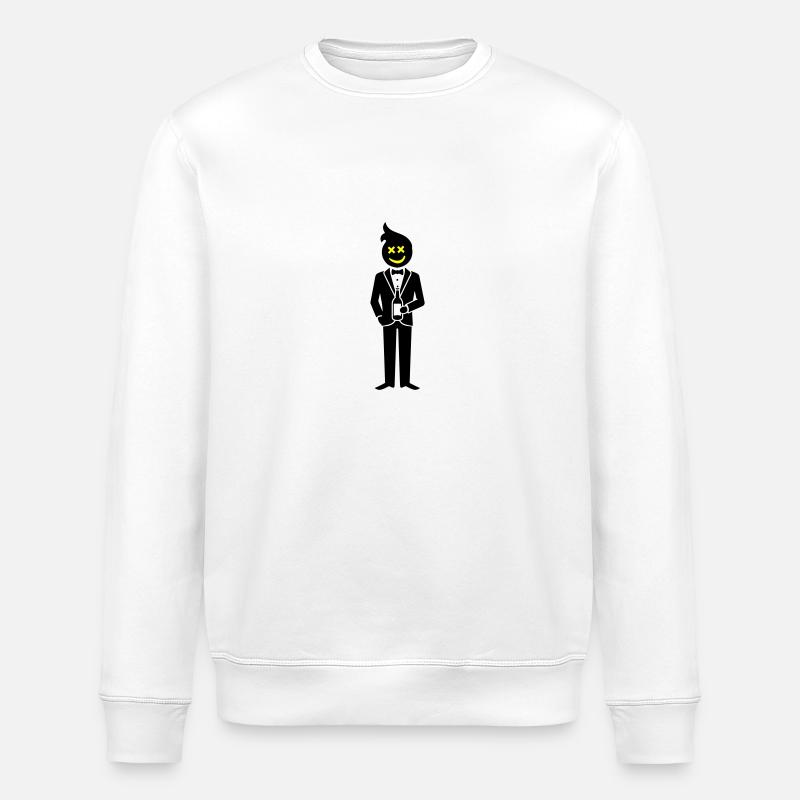 Groom Wedding Team - Stanley/Stella ROLLER Unisex Organic Sweatshirt - white