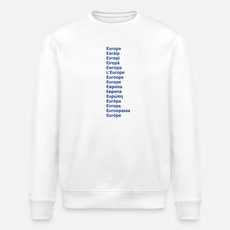 Europäische Einheit - Stanley/Stella Unisex Bio-Sweatshirt ROLLER - Weiß