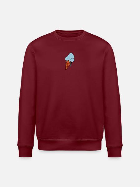 Schmelzendes Eis - Stanley/Stella Unisex Bio-Sweatshirt ROLLER - Weiß