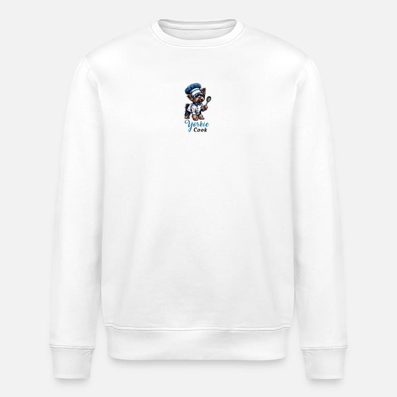 Yorkshire Terrier Koch - Stanley/Stella Unisex Bio-Sweatshirt ROLLER - Weiß