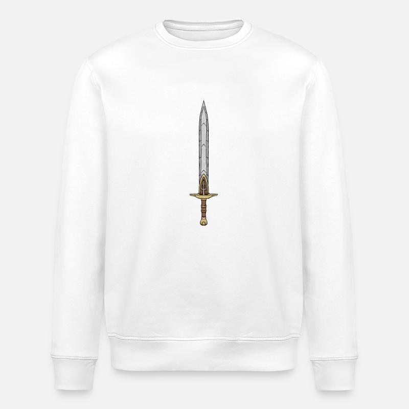 Gladiatoren-Schwert - Stanley/Stella Unisex Bio-Sweatshirt ROLLER - Weiß