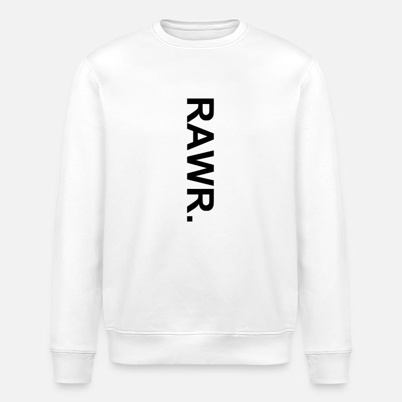 RAWR - Stanley/Stella ROLLER Unisex Organic Sweatshirt - white