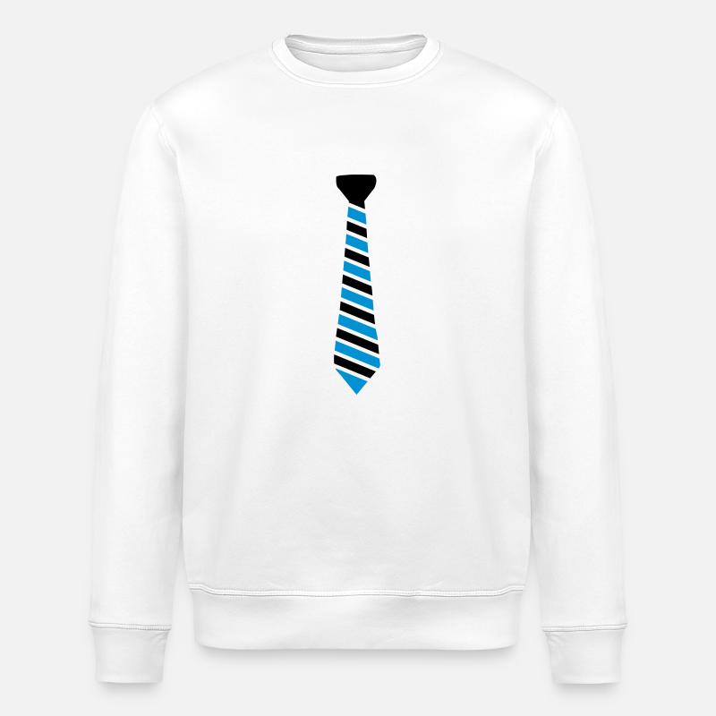 krawatte - Stanley/Stella ROLLER Unisex Organic Sweatshirt - white