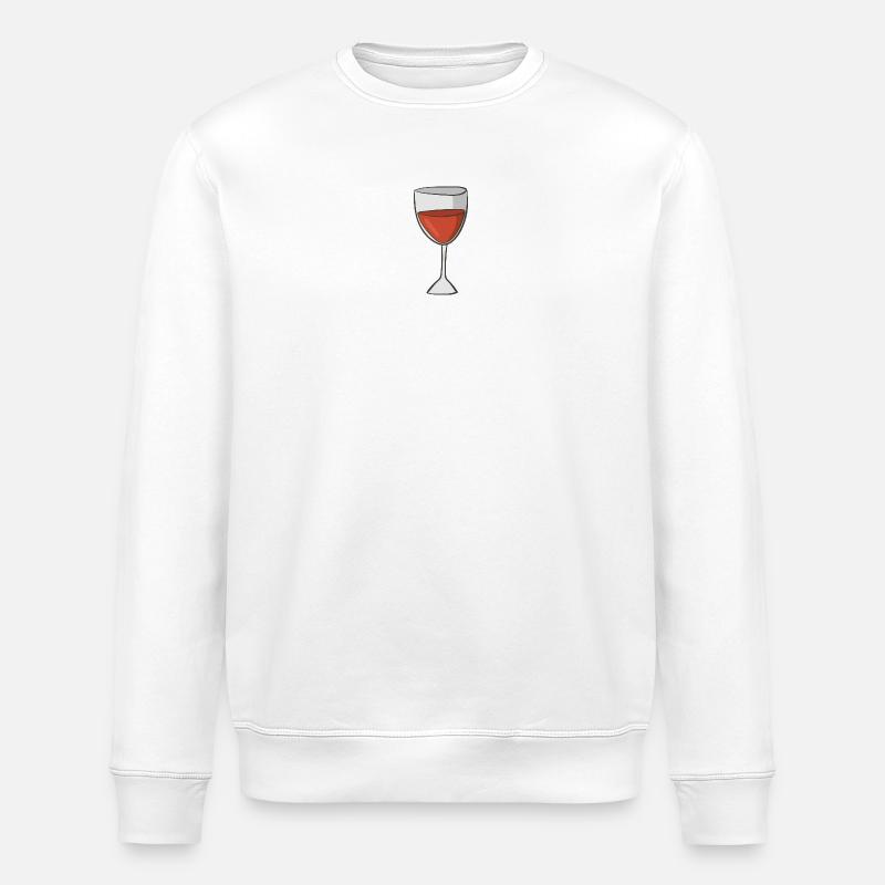 vin rouge - Sweat bio ROLLER Stanley/Stella Unisexe - blanc