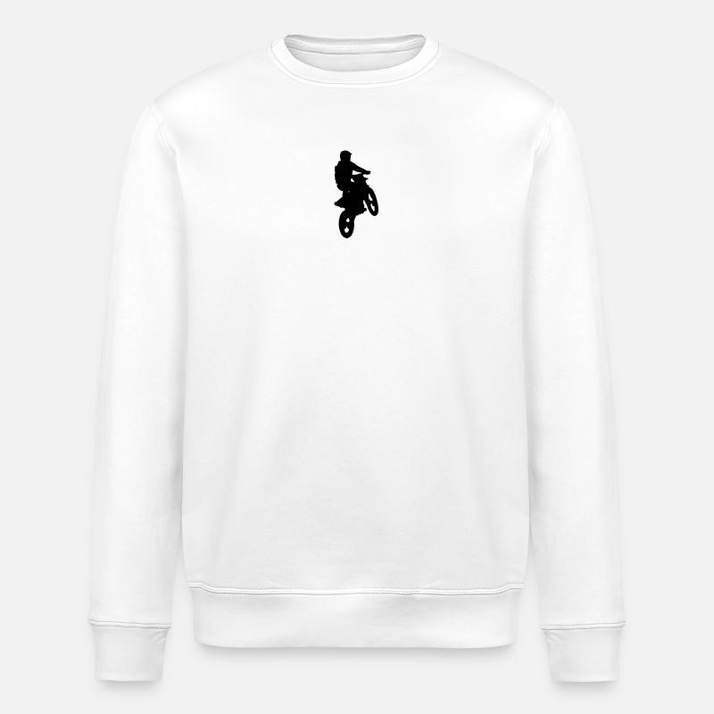 Motocross - Stanley/Stella Unisex Bio-Sweatshirt ROLLER - Weiß