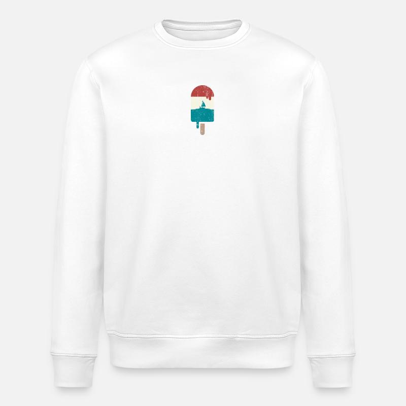 Eis am Stiel - Stanley/Stella Unisex Bio-Sweatshirt ROLLER - Weiß