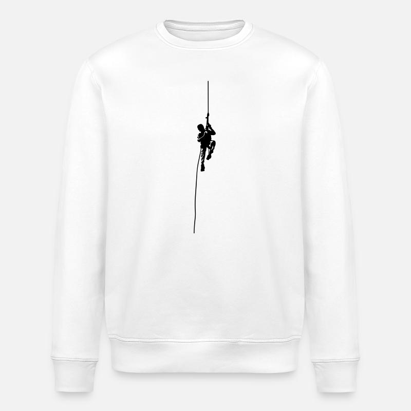 climbing - Stanley/Stella Unisex Bio-Sweatshirt ROLLER - Weiß