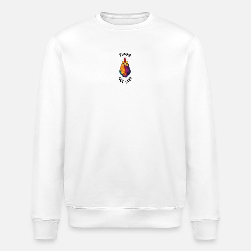 Punks sind nicht tot - Stanley/Stella Unisex Bio-Sweatshirt ROLLER - Weiß
