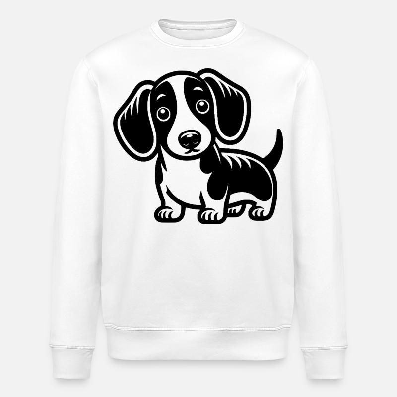 Teckel - Sweat bio ROLLER Stanley/Stella Unisexe - blanc