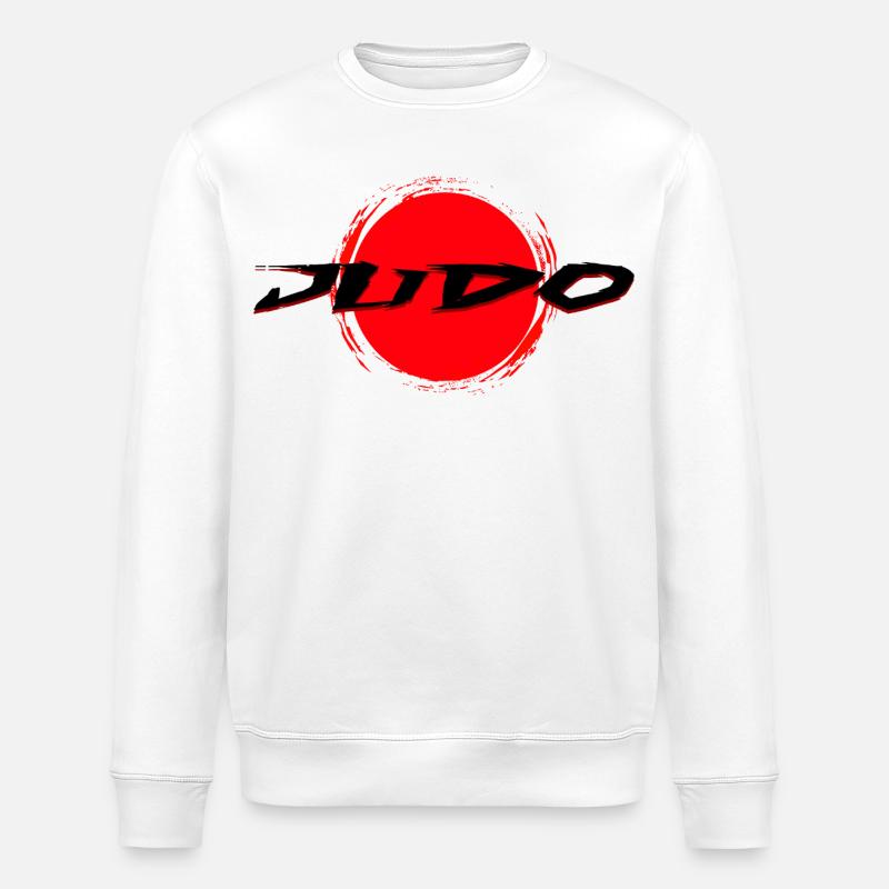 Judo - Stanley/Stella Unisex Bio-Sweatshirt ROLLER - Weiß