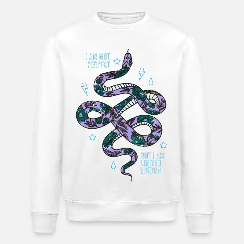 serpent - Sweat bio ROLLER Stanley/Stella Unisexe - blanc