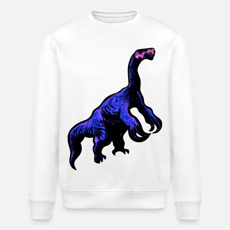 cooler Therizinosaurus - Stanley/Stella Unisex Bio-Sweatshirt ROLLER - Weiß