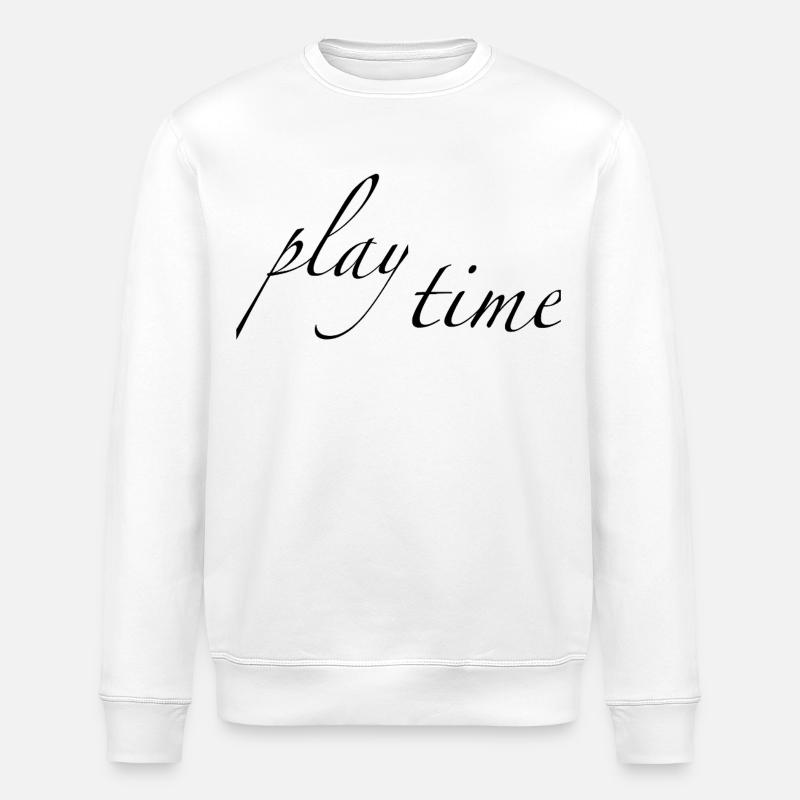 play time - Stanley/Stella Unisex Bio-Sweatshirt ROLLER - Weiß