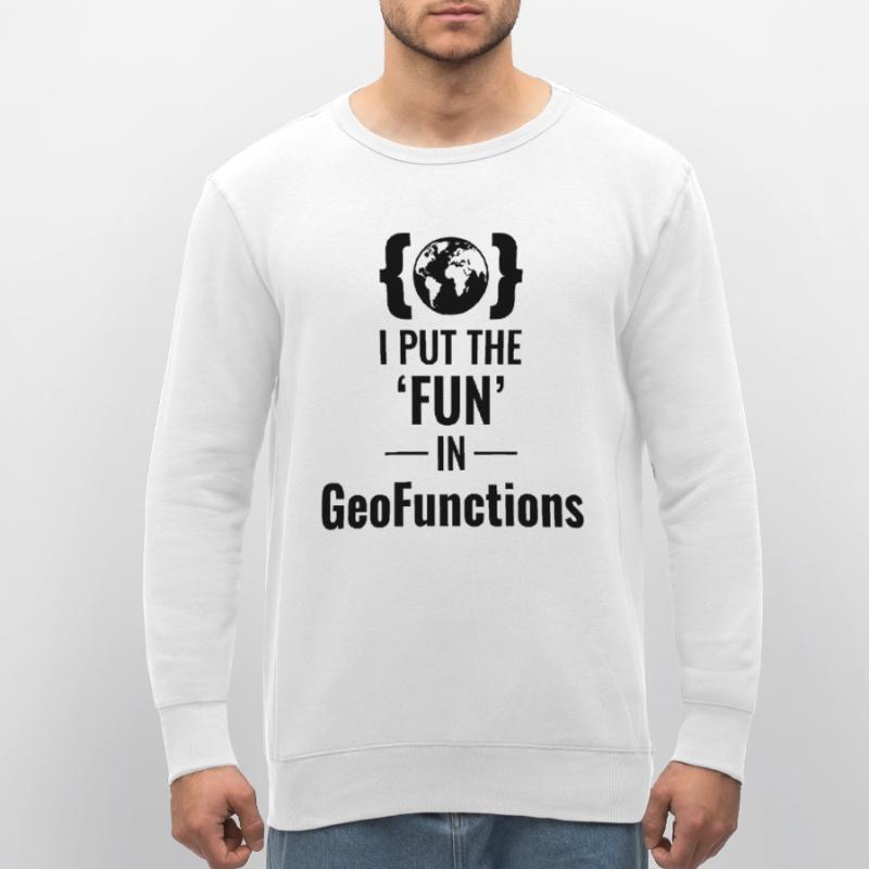 GeoFunctions GIS Programming Developer Fun Stanley/Stella ROLLER Unisex Organic Sweatshirt