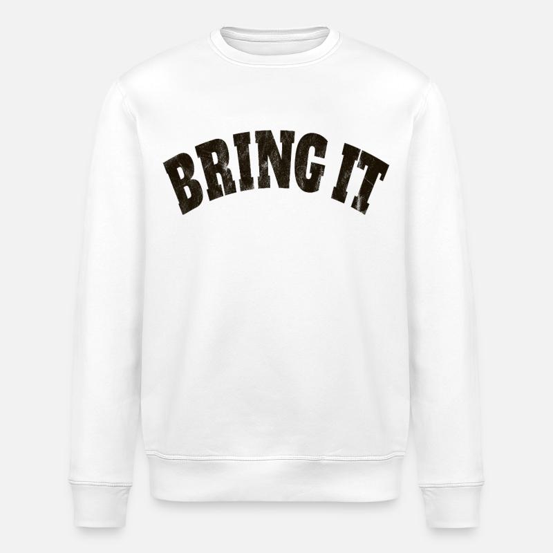 Bringen Sie es mit - Stanley/Stella Unisex Bio-Sweatshirt ROLLER - Weiß