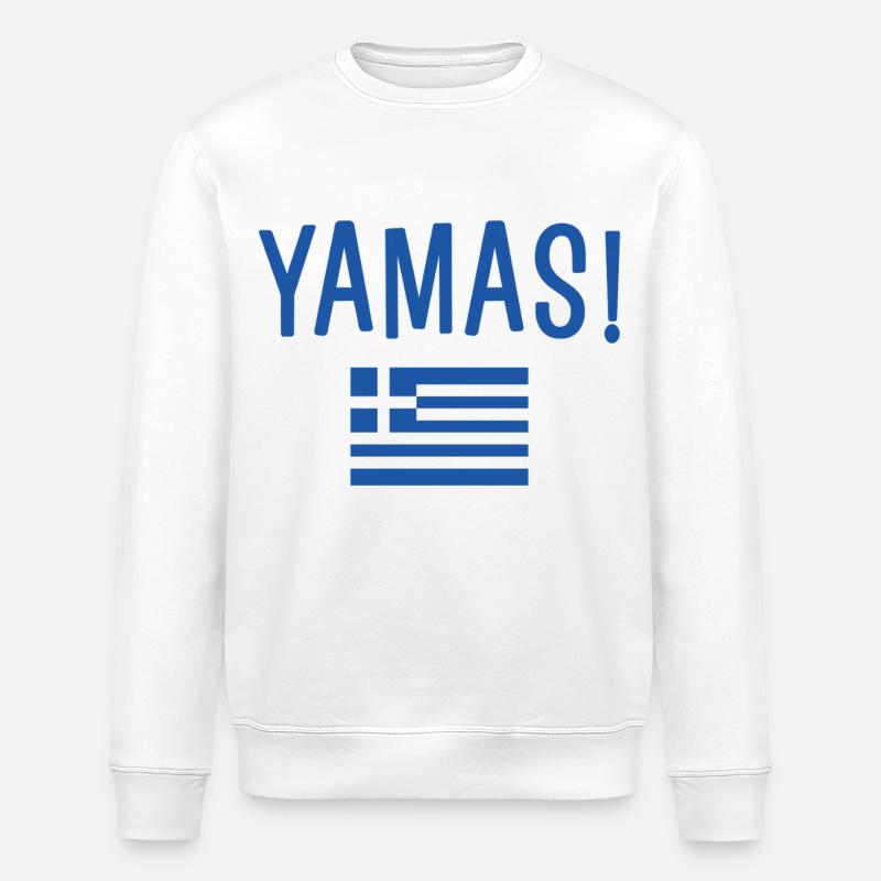 Yamas - Stanley/Stella ROLLER Unisex Organic Sweatshirt - white
