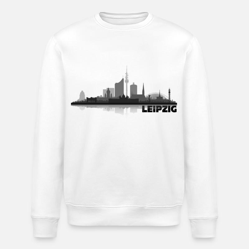 leipzig01 - Sweat bio ROLLER Stanley/Stella Unisexe - blanc