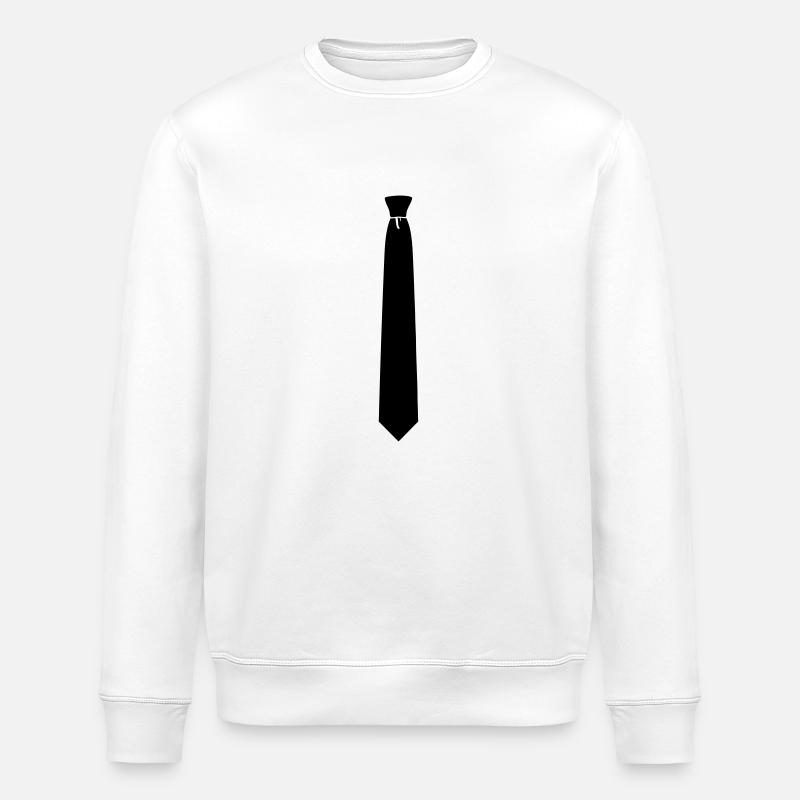 Cravate - Sweat bio ROLLER Stanley/Stella Unisexe - blanc