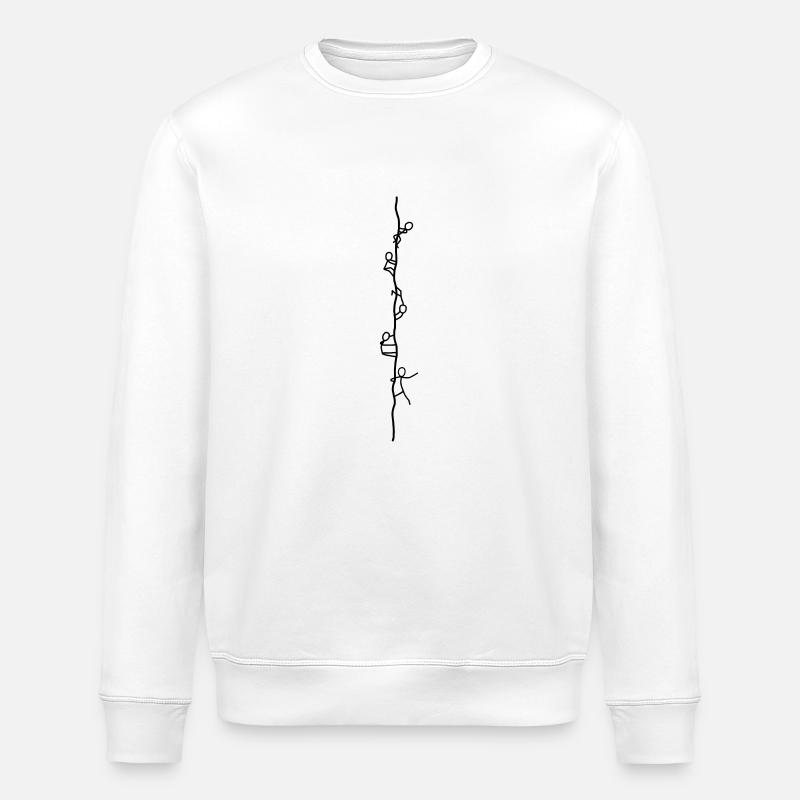 Ropers - climbers - Stanley/Stella ROLLER Unisex Organic Sweatshirt - white