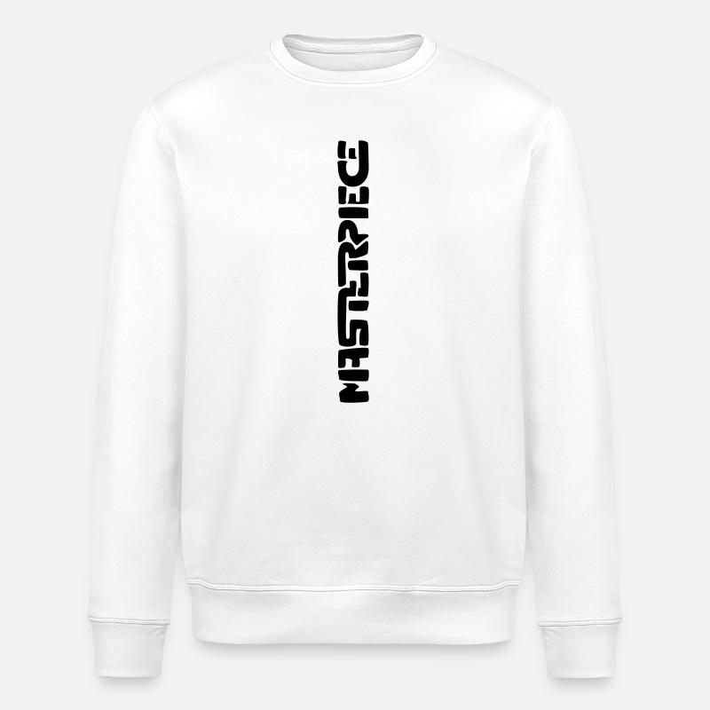 Masterpiece (vertical) - Stanley/Stella ROLLER Unisex Organic Sweatshirt - white