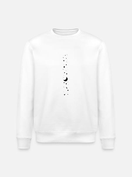 Sternenhimmel small - Stanley/Stella Unisex Bio-Sweatshirt ROLLER - Weiß