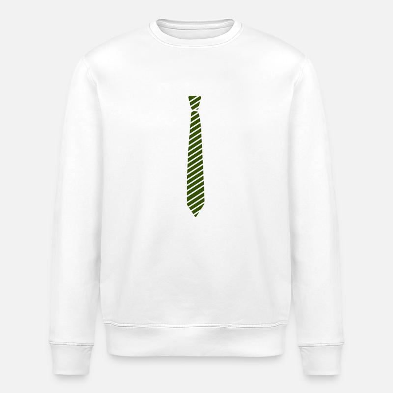 cravate - Sweat bio ROLLER Stanley/Stella Unisexe - blanc