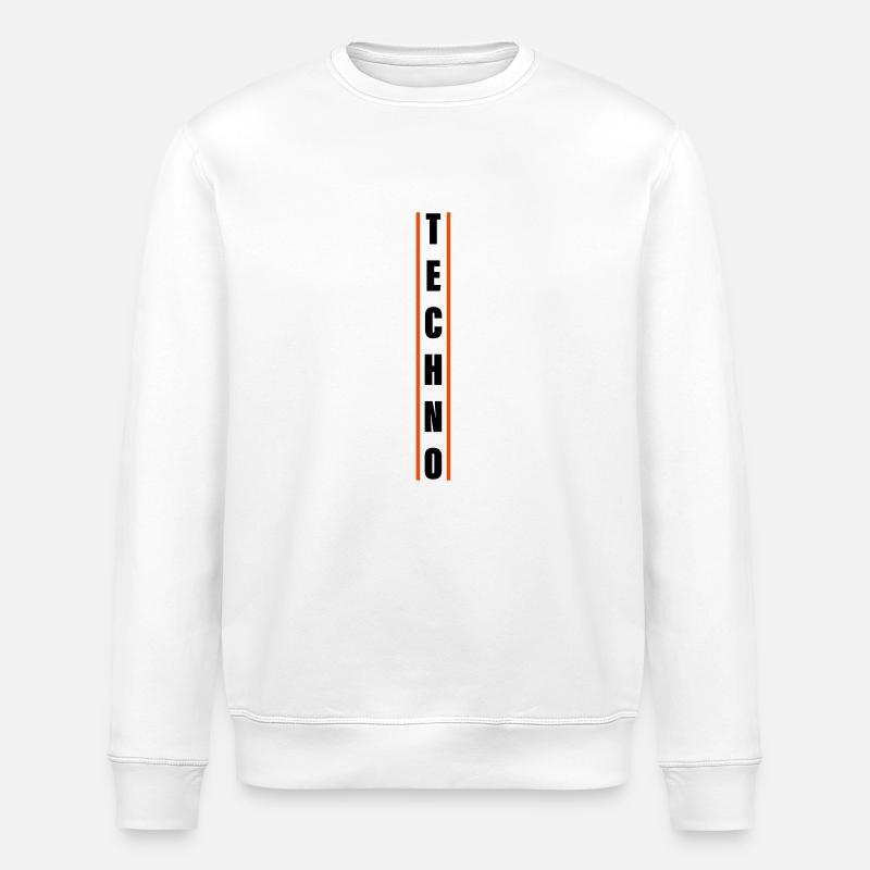 Techno - Stanley/Stella Unisex Bio-Sweatshirt ROLLER - Weiß
