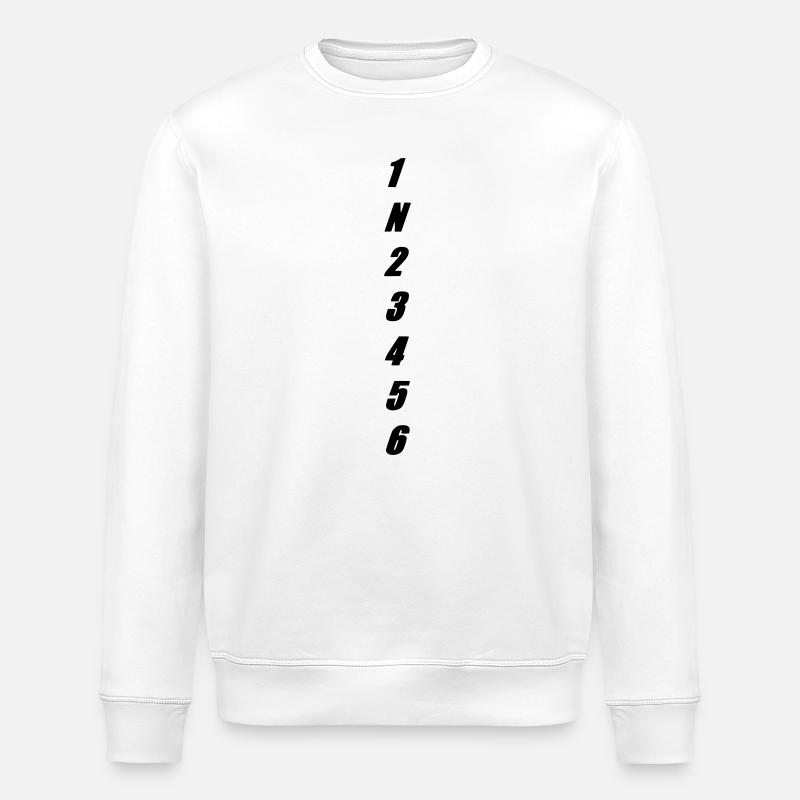 circuit - Stanley/Stella ROLLER Unisex Organic Sweatshirt - white