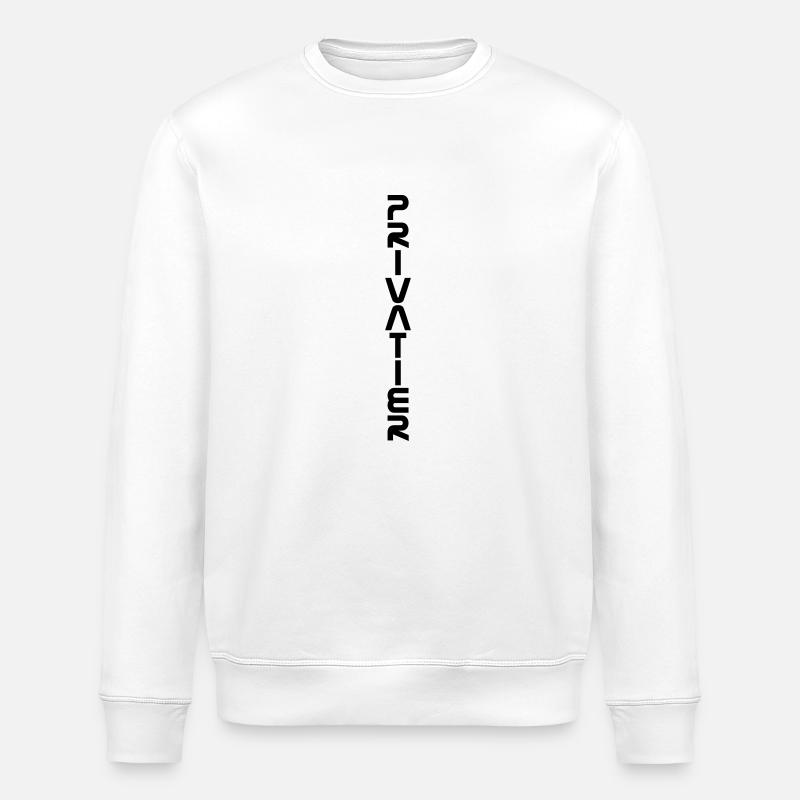 Privateer - vertical - Sweat bio ROLLER Stanley/Stella Unisexe - blanc